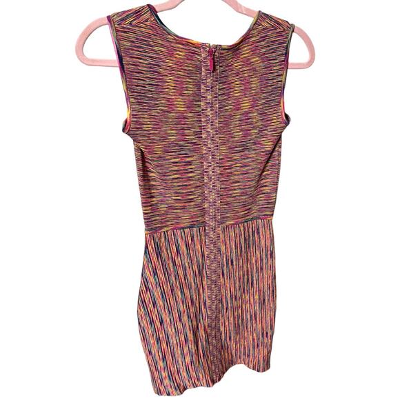 Issa London bright multicolor psychedelic stripes sleeveless dress XS - Picture 2 of 5